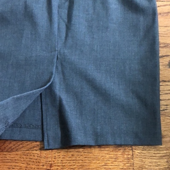 Juniors Gray Pencil Skirt - Picture 5 of 9